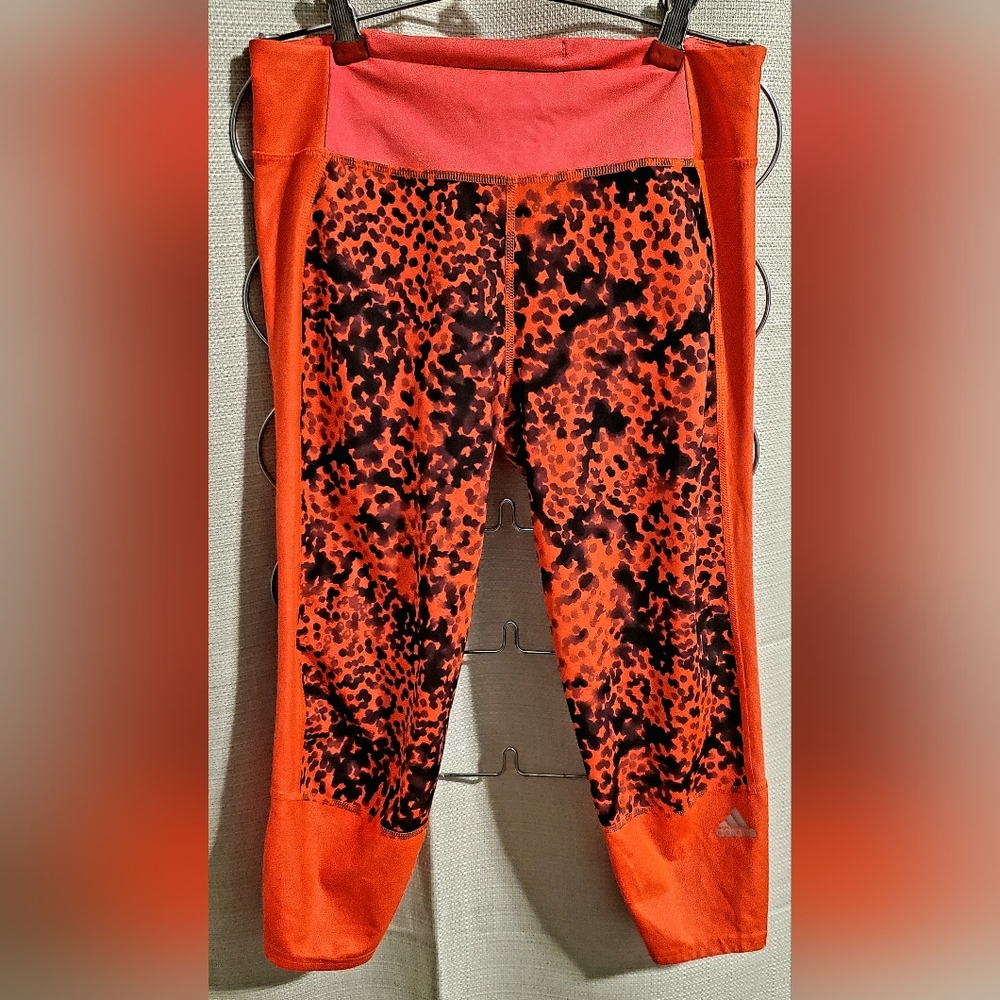 4/$20) Adidas Supernova Orange Leggings